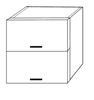 Picture of Flip up door modification cabinet